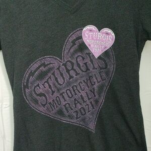 Womens Black 2021 Sturgis T-Shirt